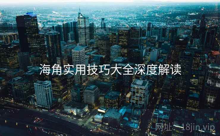 海角实用技巧大全深度解读